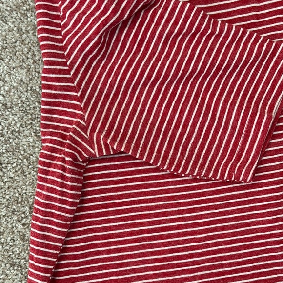 GAP Red and White Striped Midi Dress - Picture 4 of 5